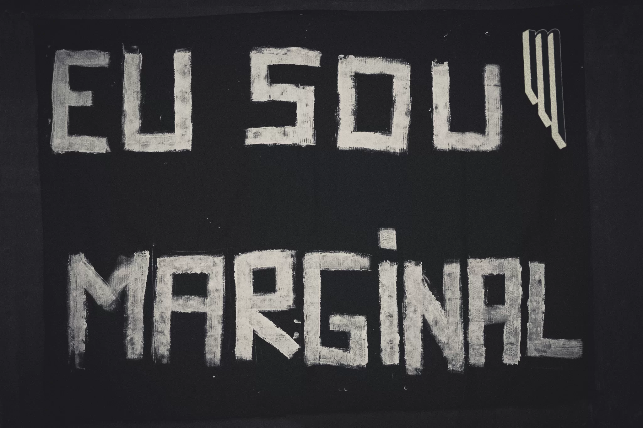 Bandeira da festa margem, de Santa Maria, RS.